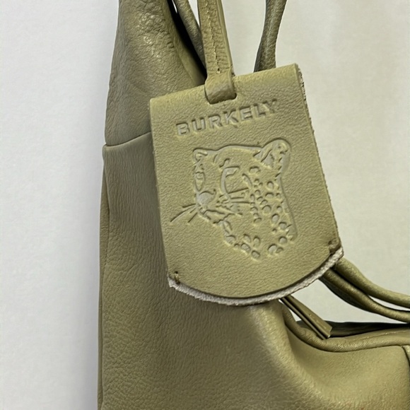 Burkely JUST JOLIE Women’s Light Green Leather Hobo Shoulder Bag - Picture 5 of 14